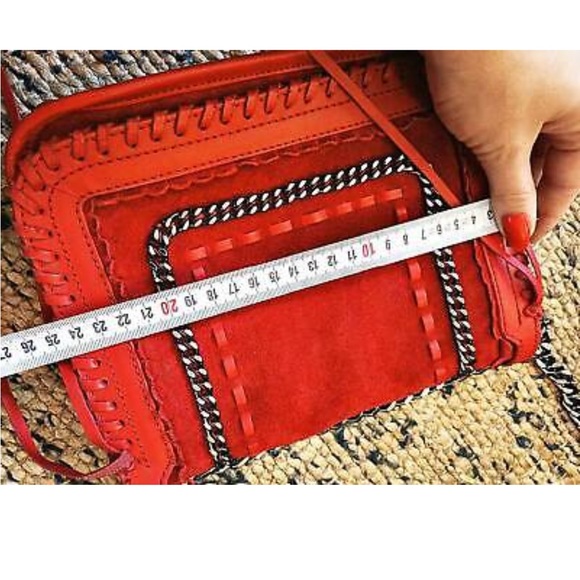 Zara sided leather fringe shoulder bag - Picture 7 of 7